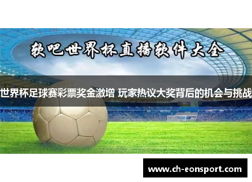 世界杯足球赛彩票奖金激增 玩家热议大奖背后的机会与挑战